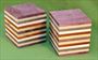 Blank #746 - Two Striped Blanks - Set of 2 ~ 2 1/2 x 2 1/2 x 3 ~ $13.99